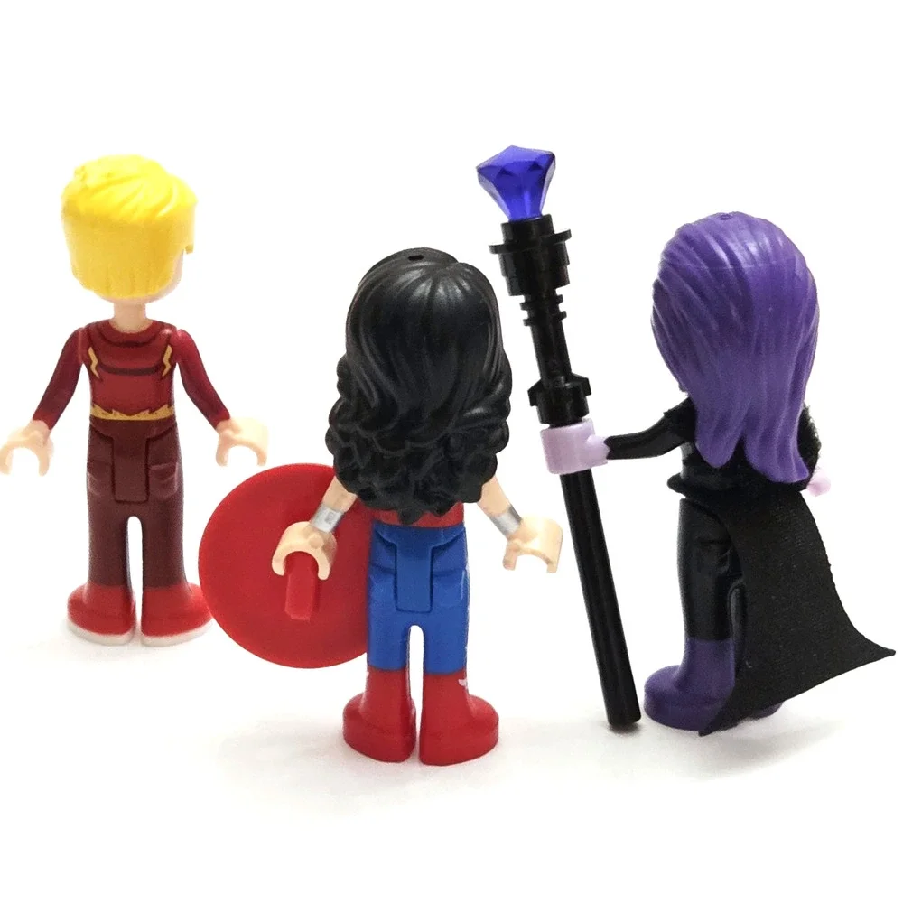 Lego DC Super Hero Girls Minifigure Lot Flash Wonder Woman Eclipso Kryptomite